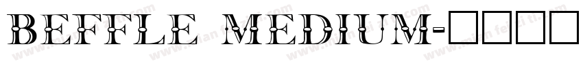 Beffle Medium字体转换